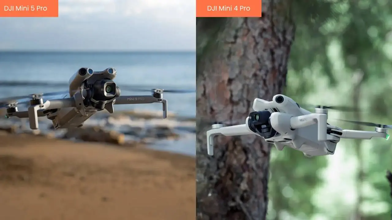 DJI Mini 5 Pro vs Mini 4 Pro