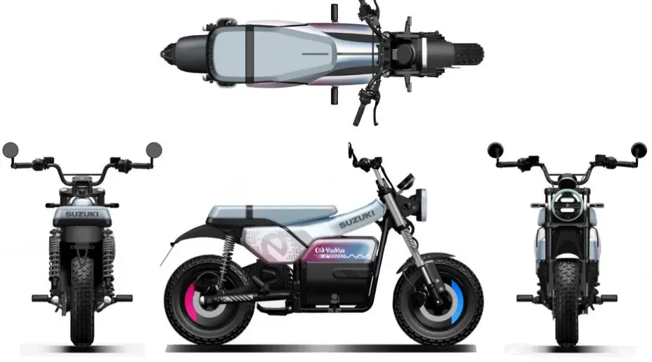 Desain Dimensi Motor Listrik Suzuki E Vanvan