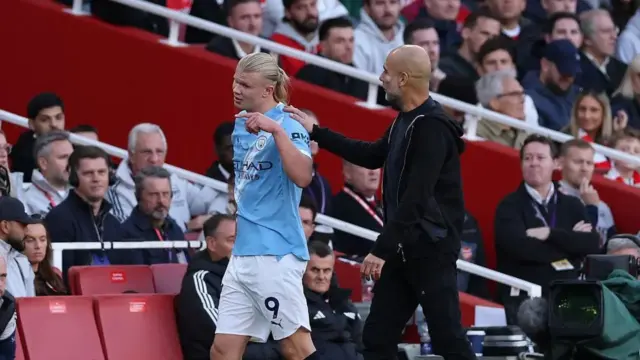 Guardiola Senang Haaland Marah Usai City Hanya Seri Lawan Monaco