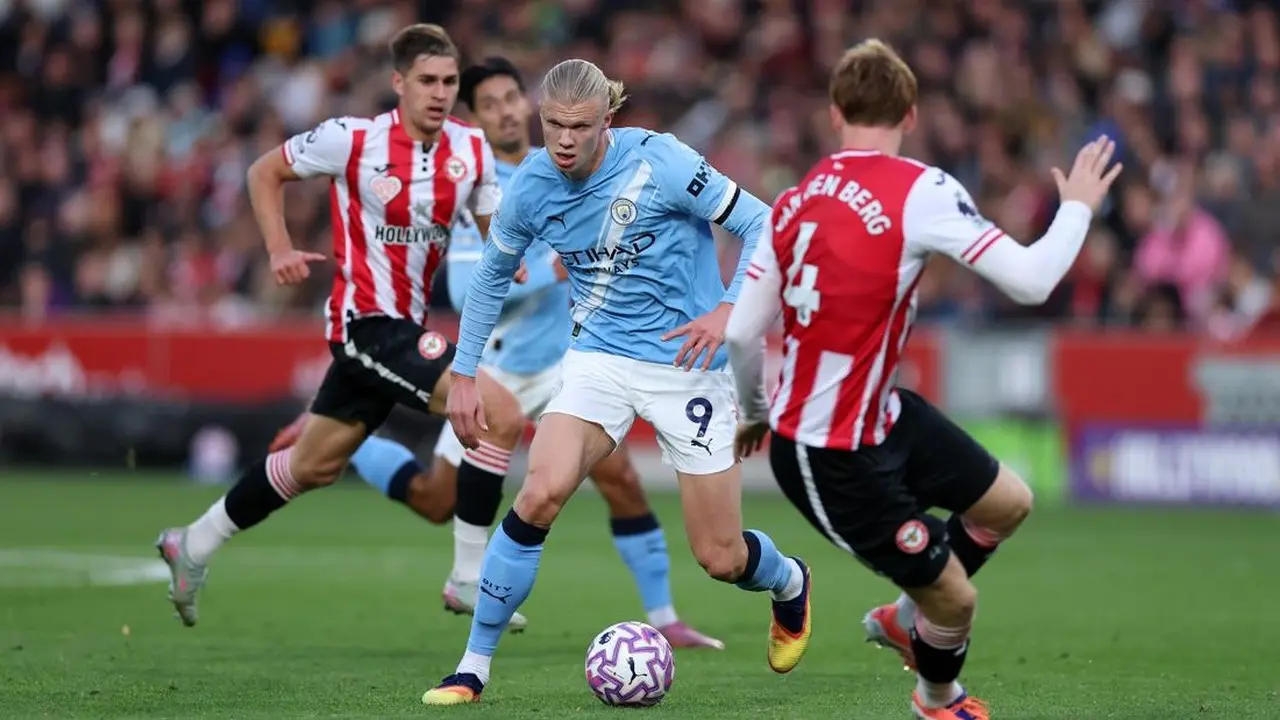 Haaland Antar Manchester City Raih Kemenangan Di Markas Brentford