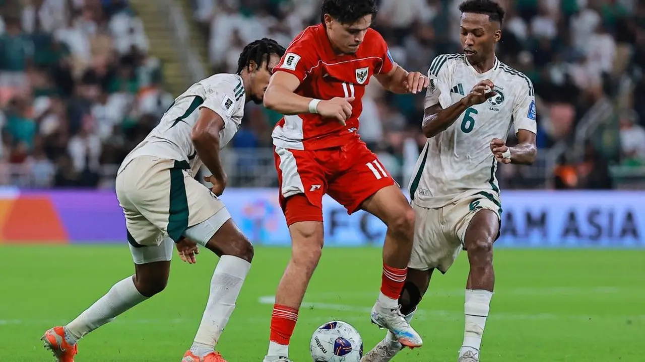 Klasemen Kualifikasi Piala Dunia 2026 Indonesia Tetap Juru Kunci Usai Dikalahkan Arab Saudi