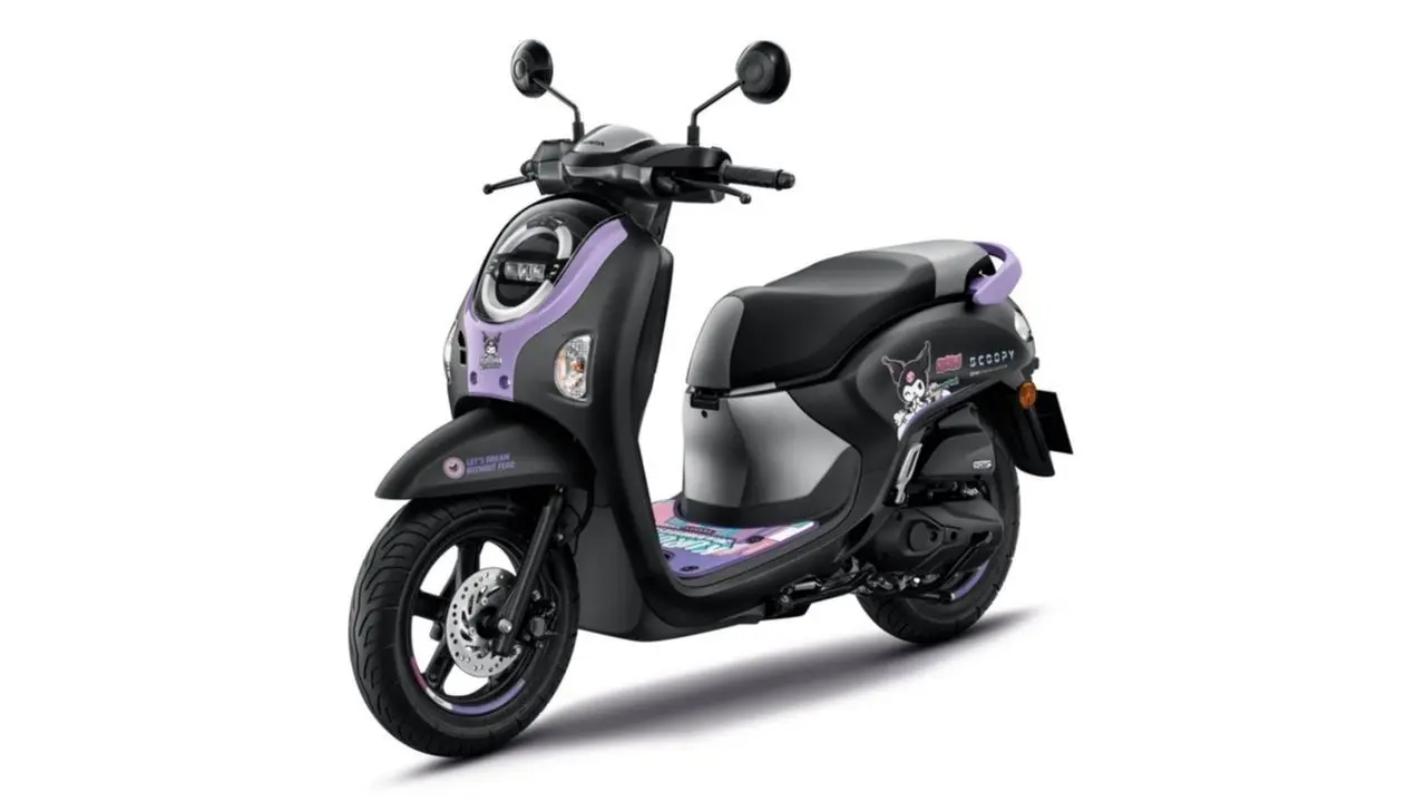Honda Scoopy Edisi Kuromi Skutik Retro Bernuansa Sanrio 1