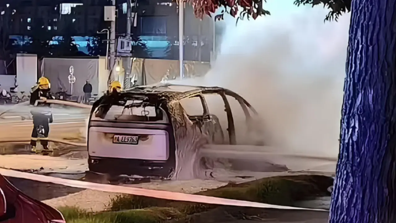 Mpv Listrik Li Mega Terbakar Di Tiongkok Diduga Berasal Dari Baterai Catl