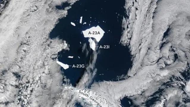 Nasa Soroti Hancurnya Gunung Es Raksasa A 23a Di Samudra Selatan