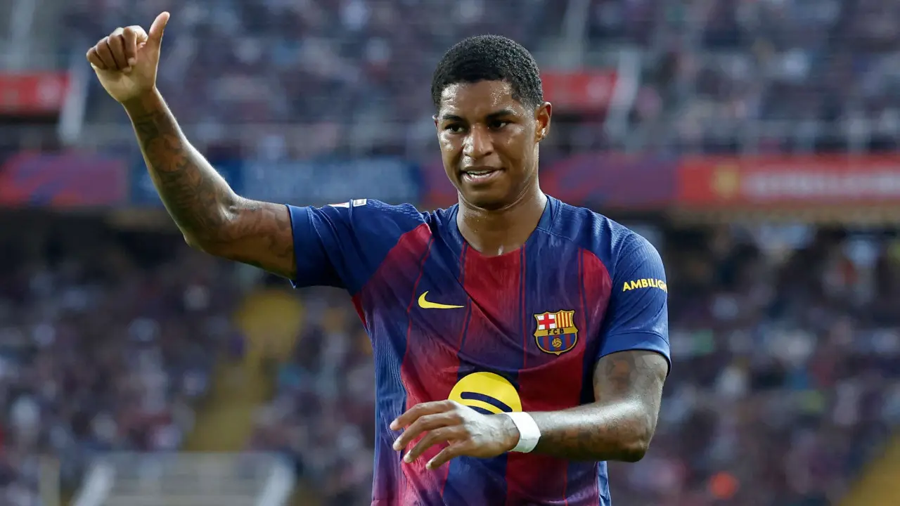 Rashford Siap Hadapi El Clasico Usai Cetak Dua Gol Ke Olympiacos