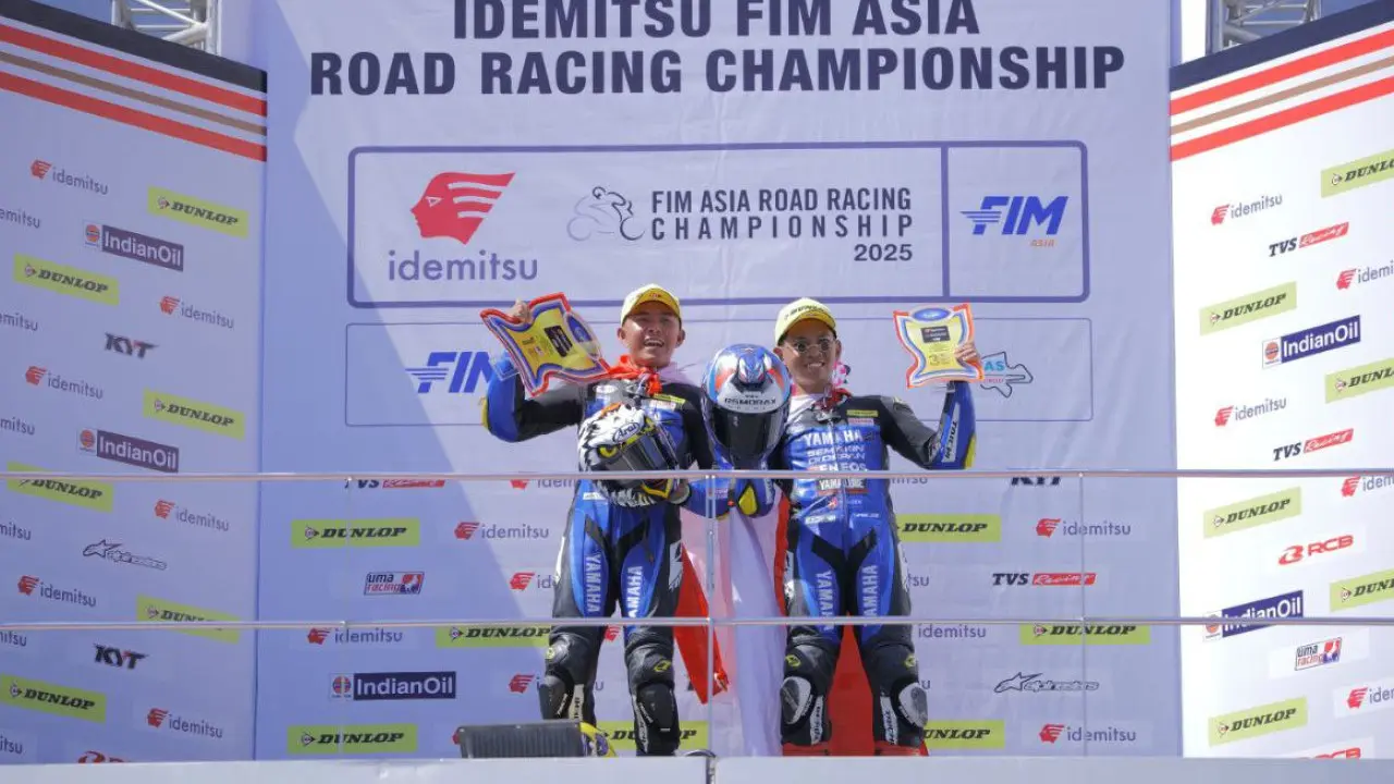 Rookie Yamaha Racing Indonesia Bikin Kejutan Borong Podium Di Arrc Malaysia 2025
