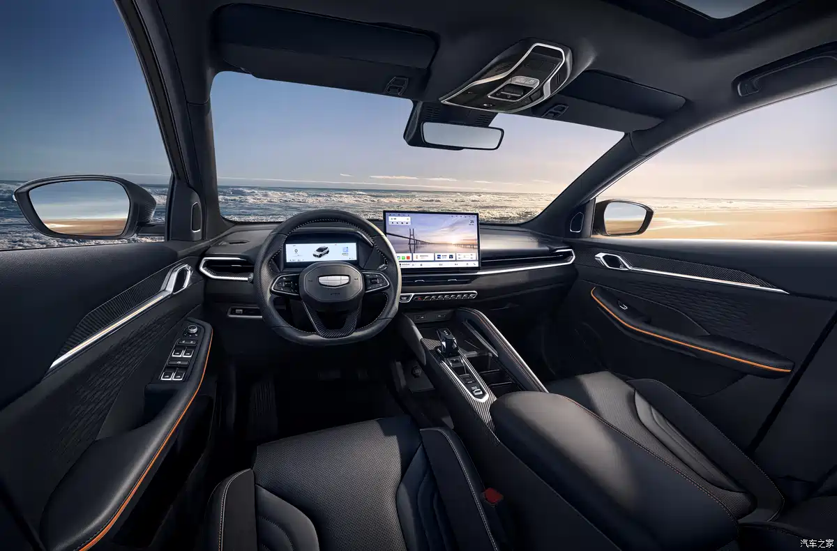 Interior Geely Binyue L Battle Edition