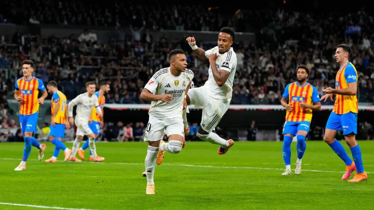 Kylian Mbappe Antarkan Real Madrid Menang Telak 4 0 Atas Valencia Di La Liga