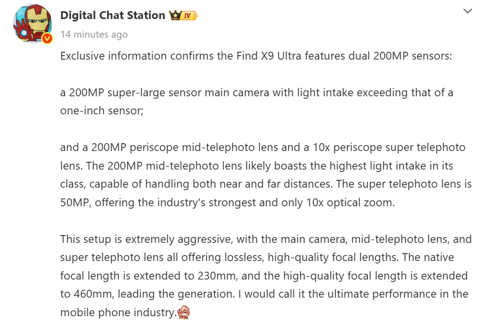 Bocoran Terbaru Ungkap Oppo Find X9 Ultra Usung Kamera Ganda 200MP, Siap Saingi Vivo X300 Ultra