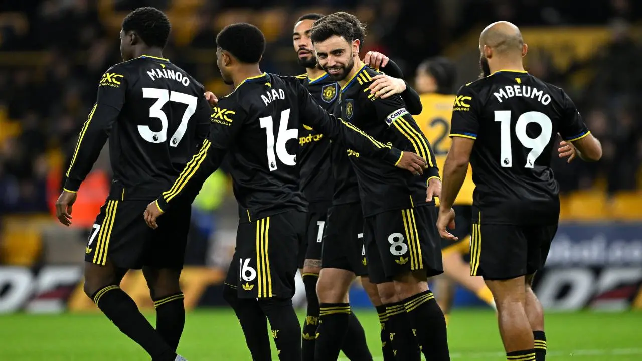 Brace Fernandes Warnai Kemenangan Manchester United 4-1 Atas Wolves di Liga Inggris