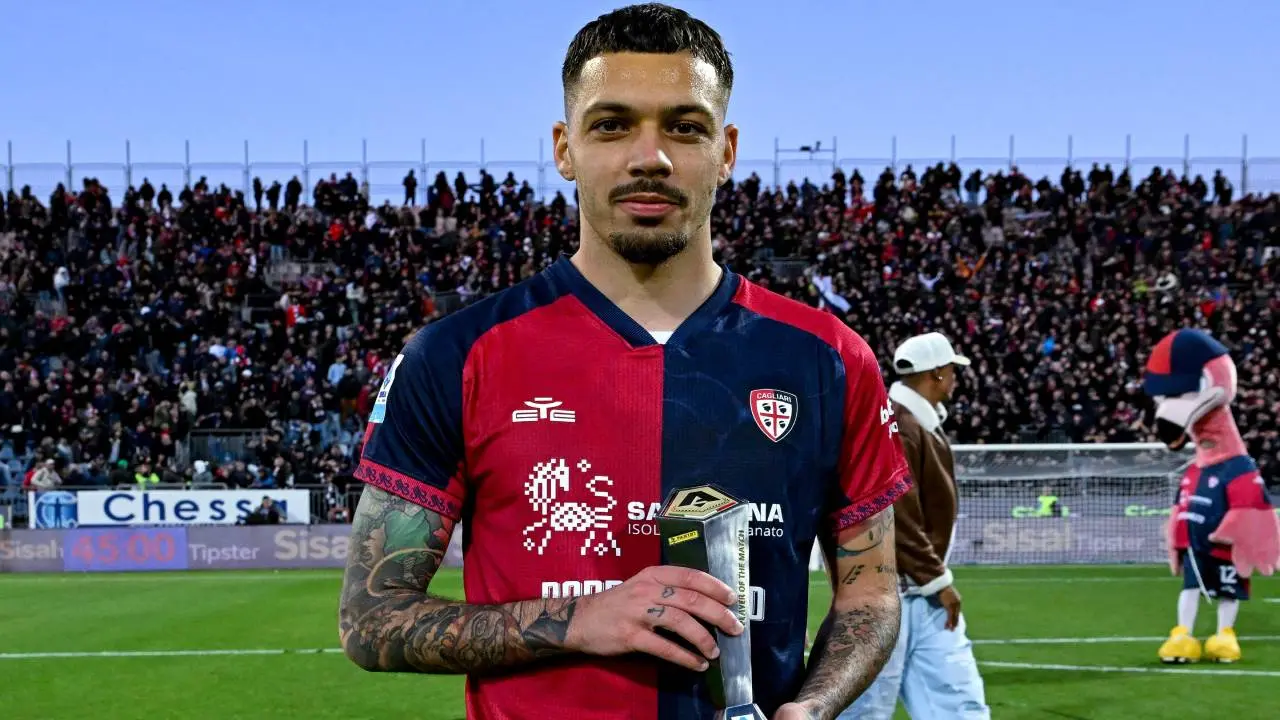 Gol Tunggal Gianluca Gaetano Antar Cagliari Menang Atas AS Roma yang Hanya Bermain dengan 10 Pemain