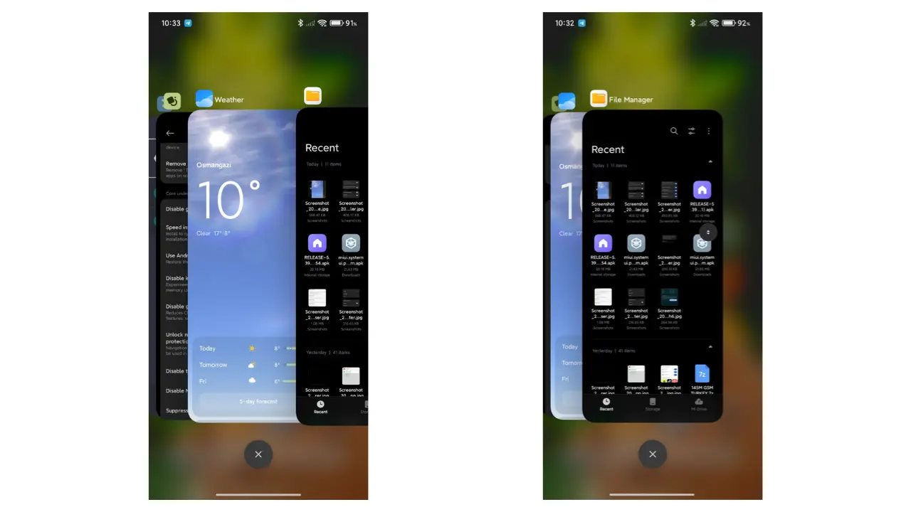 Xiaomi Uji Coba HyperOS 3.1 dengan Fitur Pengelolaan Aplikasi "Recent Apps" Mirip iOS