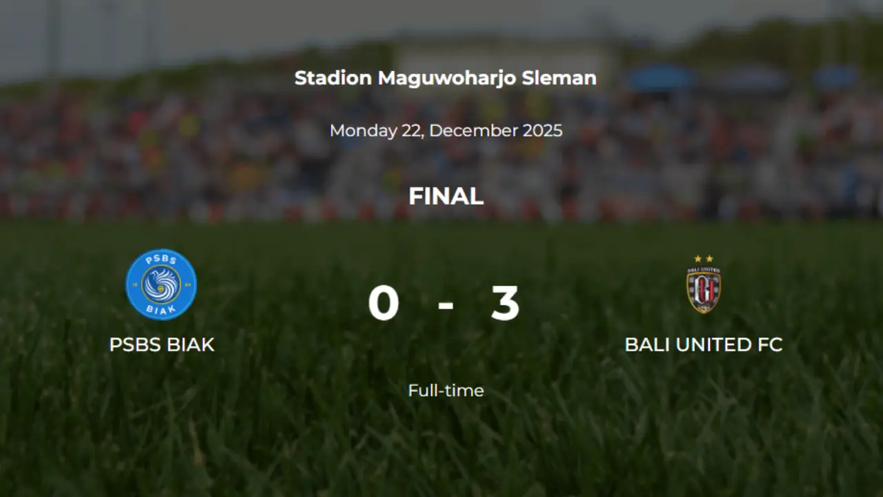 Bali United Taklukkan PSBS Biak 3-0, Raih Kemenangan Penting BRI Super League
