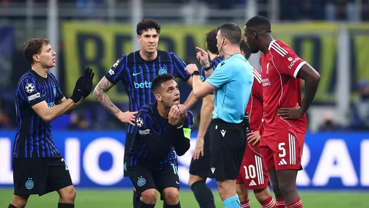 Inter Milan Protes Keras Penalti Liverpool: Kontak Kecil Pun Dianggap Pelanggaran
