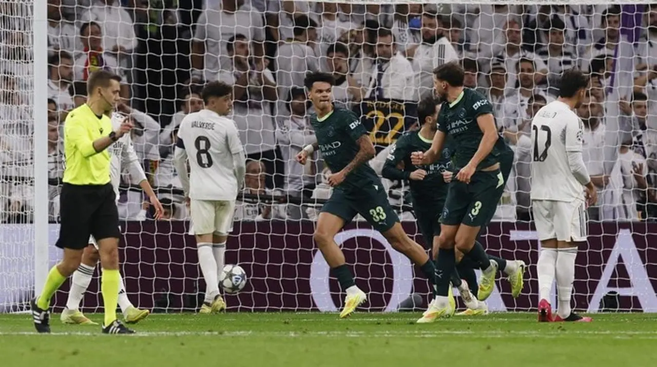 Hasil Liga Champion: Real Madrid Takluk 1-2 dari Manchester City di Santiago Bernabeu