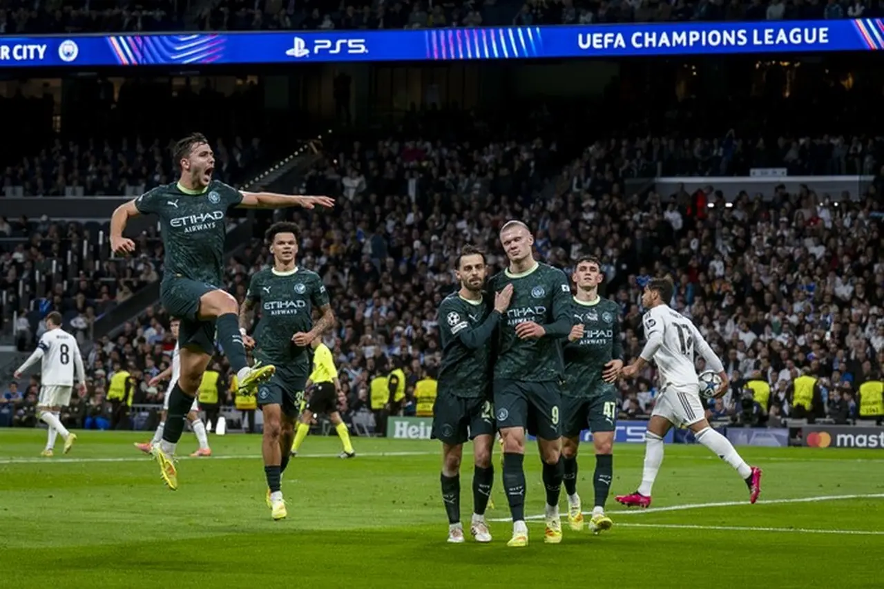 Setelah 5 Tahun Tanpa Kemenangan, Manchester City Akhirnya Taklukkan Real Madrid di Bernabeu