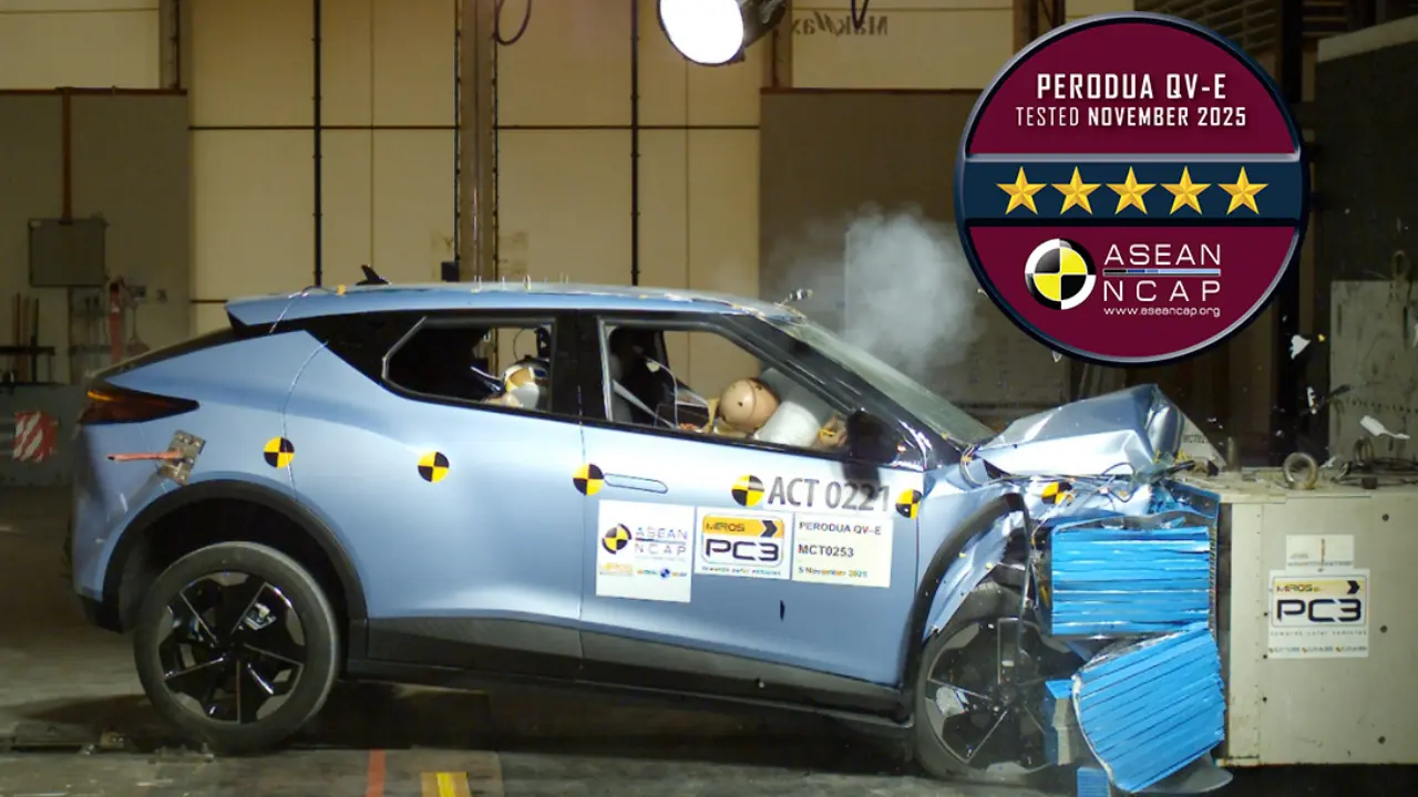 Perodua Qv E Jalani Uji Tabrak Asean Ncap Begini Hasil Yang Diraih Ev Nasional Pertama Malaysia