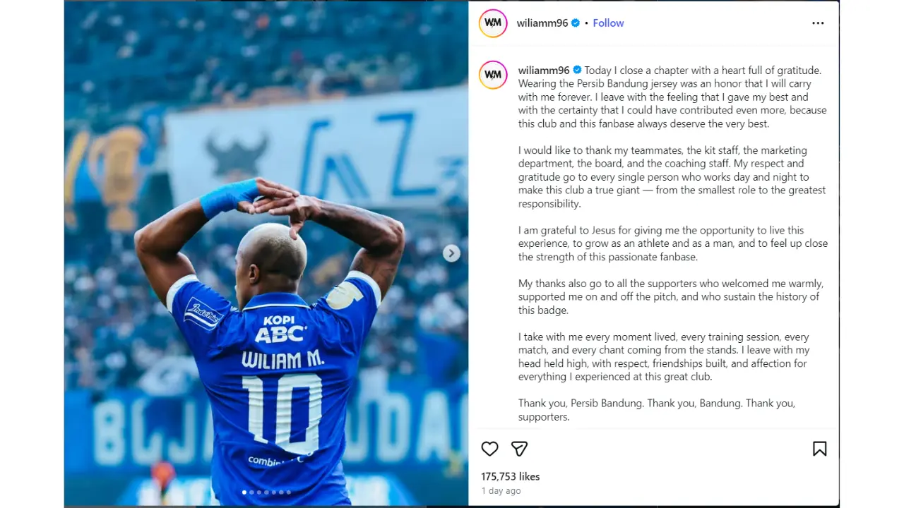 Wiliam Marcilio Pamit dari Persib, Joey Pelupessy Disebut Calon Pengganti Kuat